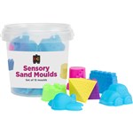 EDUCATIONAL COLOURS SENSORY SAND MOULDS ASSORTED PACK 15