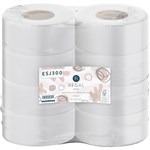REGAL ECO RECYCLED JUMBO TOILET ROLL 2PLY 300M WHITE CARTON 8