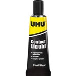 UHU CONTACT LIQUID GLUE 33ML