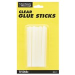 UHU MINI GLUE GUN STICKS 72 X 100MM CLEAR PACK 10