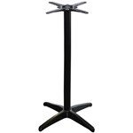 ASTORIA BAR TABLE BASE 1090MM BLACK POWDERCOAT