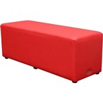 DURAFURN OTTOMAN RECTANGLE RED