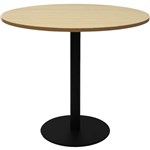 RAPIDLINE ROUND TABLE DISC BASE 900MM NATURAL OAKBLACK