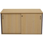 RAPID WORKER SLIDING DOOR CREDENZA 1200 X 450MM OAKIRONSTONE