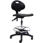 RAPIDLINE LABORATORY DRAFTING CHAIR BLACK
