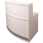 RAPIDLINE MODULAR RECEPTION COUNTER 1339 X 872 X 1160MM WHITE