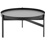 RAPIDLINE NIDO COFFEE TABLE ROUND 600MM BLACK