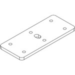 RAPIDLINE SHUSH30 SCREEN PLATE T SHAPE WHITE