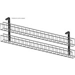 RAPIDLINE DUAL TIER CABLE BASKET ONLY 1250MM BLACK