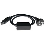 RAPIDLINE STARTER LEAD 20A 3PIN 3000MM BLACK