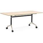 RAPIDLINE TYPHOON FLIP TOP TABLE 1500 X 750 X 750MM BEECH