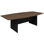 OM PREMIER BOARDROOM TABLE WITH H BASE 2400 X 1200 X 720MM REGAL WALNUTCHARCOAL