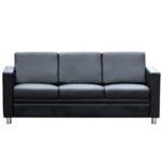 MARCUS LOUNGE THREE SEATER BLACK