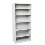 RAPIDLINE METAL SHELVING UNIT 5 SHELVES 2200 X 900 X 400MM SILVER GREY