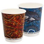 HUHTAMAKI FUTURE FRIENDLY CCAB DOUBLE WALL PAPER CUP 390ML ASSORTED PACK 25