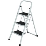 ITALPLAST 3 STEP LADDER 130KG WHITE