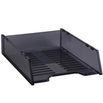ITALPLAST MULTI FIT DOCUMENT TRAY A4 TINTED GREY