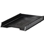 ITALPLAST GREENR RECYCLED SLIMLINE MULTI FIT DOCUMENT TRAY A4 BLACK