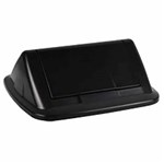 ITALPLAST GREENR RECYCLED SWING TOP BIN LID 32 LITRE BLACK
