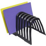 ITALPLAST PLASTIC STEP FILE ORGANISER BLACK