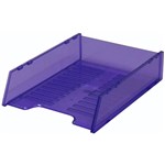 ITALPLAST MULTI FIT DOCUMENT TRAY A4 TINTED PURPLE