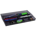 ITALPLAST DRAWER TIDY 8 COMPARTMENT TINTED SMOKE