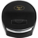 REGAL JUMBO TOILET ROLL DISPENSER SINGLE ABS BLACK