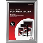 DEFLECTO DOCUMENT HOLDER WALL MOUNT A4 SILVER