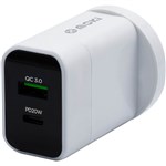 MOKI WALL CHARGER USB TYPEC  QC WHITE