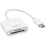 LINDY 43185 TYPE C SD CARD READER USB 31 WHITE