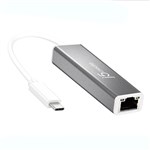 J5CREATE USBC TO GIGABIT ETHERNET ADAPTOR GREY