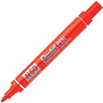 PENTEL N50 PERMANENT MARKER BULLET 15MM RED BOX 12