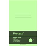 PROTEXT MEMO BOOK 8MM FEINT RULED 60GSM 80 PAGE 165 X 100MM ASSORTED