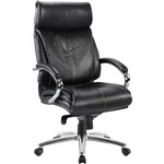 RENOIR EXECUTIVE CHAIR HIGH BACK ARMS BLACK LEATHER