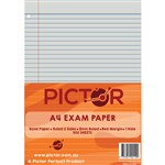PICTOR EXAM PAPER A4 60GSM 8MM RULED  MARGIN 1 HOLE PUNCH 500 SHEETS