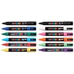 POSCA PC5M PAINT MARKER BULLET MEDIUM 25MM ASSORTED BOX 12