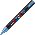 POSCA PC5M PAINT MARKER BULLET MEDIUM 25MM METALLIC BLUE
