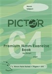 PICTOR PREMIUM A4 64 PAGE EXERCISE BOOK 14MM RULED 70GSM TAURUS