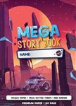 PICTOR PREMIUM 330 X 245MM 64 PAGE MEGA STORY BOOK 14MM DOTTED THIRDS 100GSM CURIOSITY