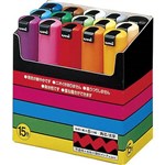 POSCA PC8K PAINT MARKER CHISEL BROAD 8MM ASSORTED BOX 15