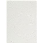 INITIATIVE BINDING COVER LEATHERGRAIN 350GSM A4 WHITE PACK 100