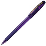 PENTEL BK401 SUPERB G BALLPOINT PEN 10MM VIOLET BOX 12