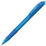 PENTEL BX417 IFEELIT RETRACTABLE BALLPOINT PEN 07MM SKY BLUE BOX 12