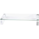 ESSELTE GLASS MONITOR STAND WHITE