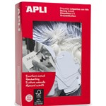 APLI STRUNG TICKETS 18 X 29MM WHITE BOX 1000