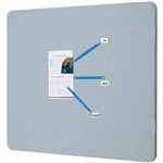 QUARTET FABRIC BOARD FRAMELESS 1200 X 900MM GREY