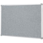 QUARTET PENRITE FABRIC BULLETIN BOARD 900 X 600MM LIGHT GREY