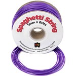 EDUCATIONAL COLOURS SPAGHETTI STRING PVC TUBE 1MM X 60M PURPLE