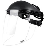 BOLLE SAFETY SPHERE FACE SHIELD WITH HEAD GEAR AND VISOR