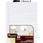 QUARTET MAGNETIC WHITEBOARD TILE RULED 216 X 280MM WHITE